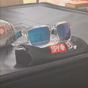 SPY Helm Ken Block Polarized Sunglasses w/ case brand new!